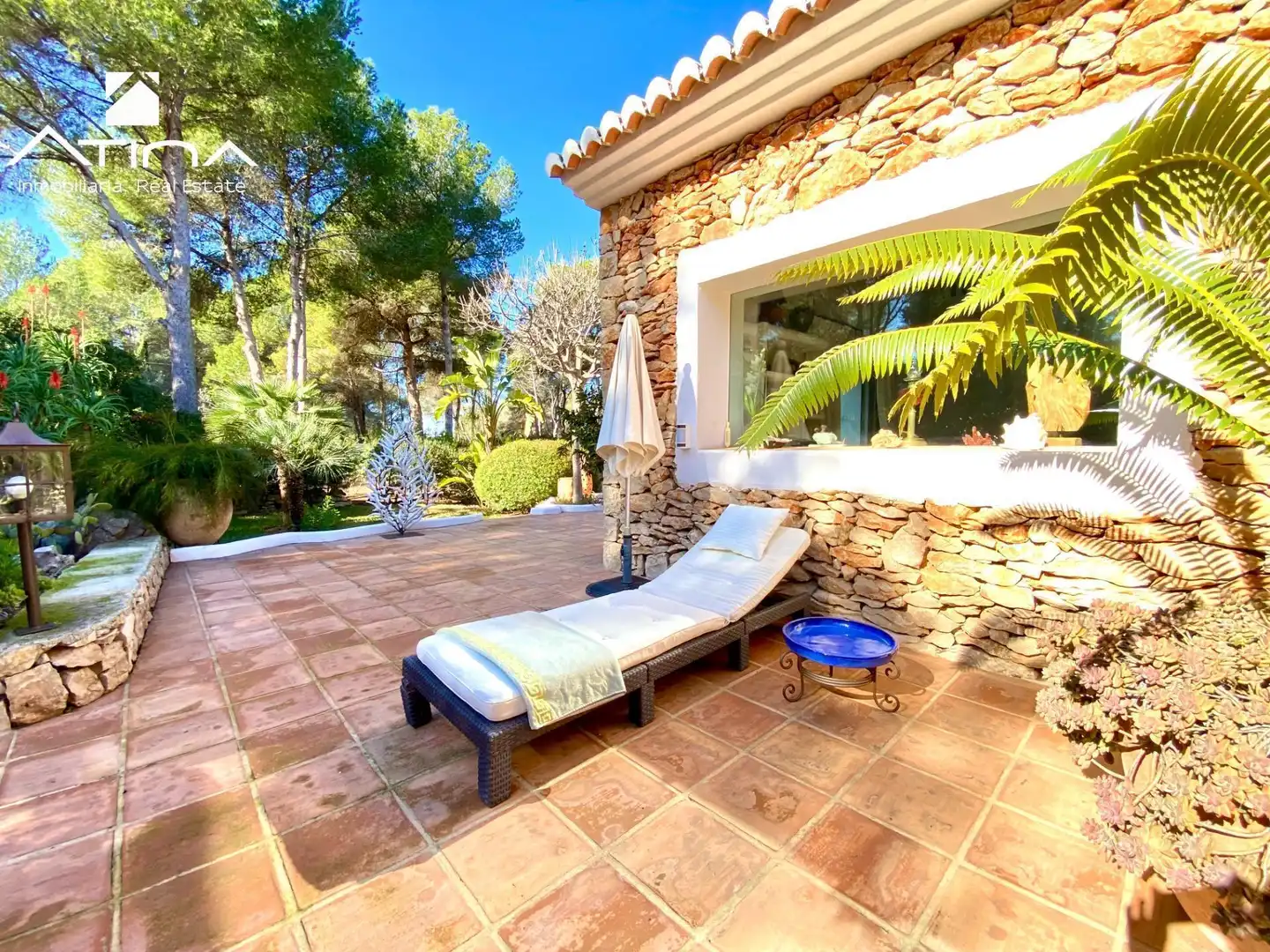 Garden of Houses for sale in Jávea / Xàbia  with Air Conditioner, Private garden and Terrace