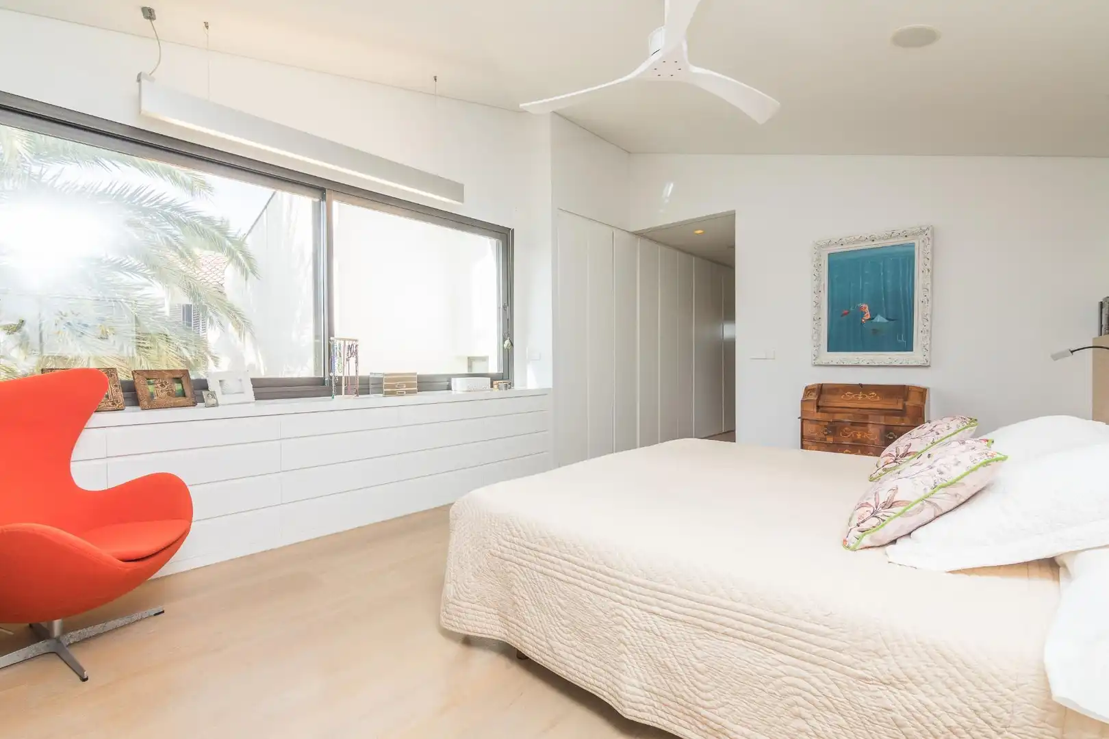 Schlafzimmer von Haus oder Chalet zum Verkauf in Elche / Elx mit Klimaanlage, Heizung und Privatgarten