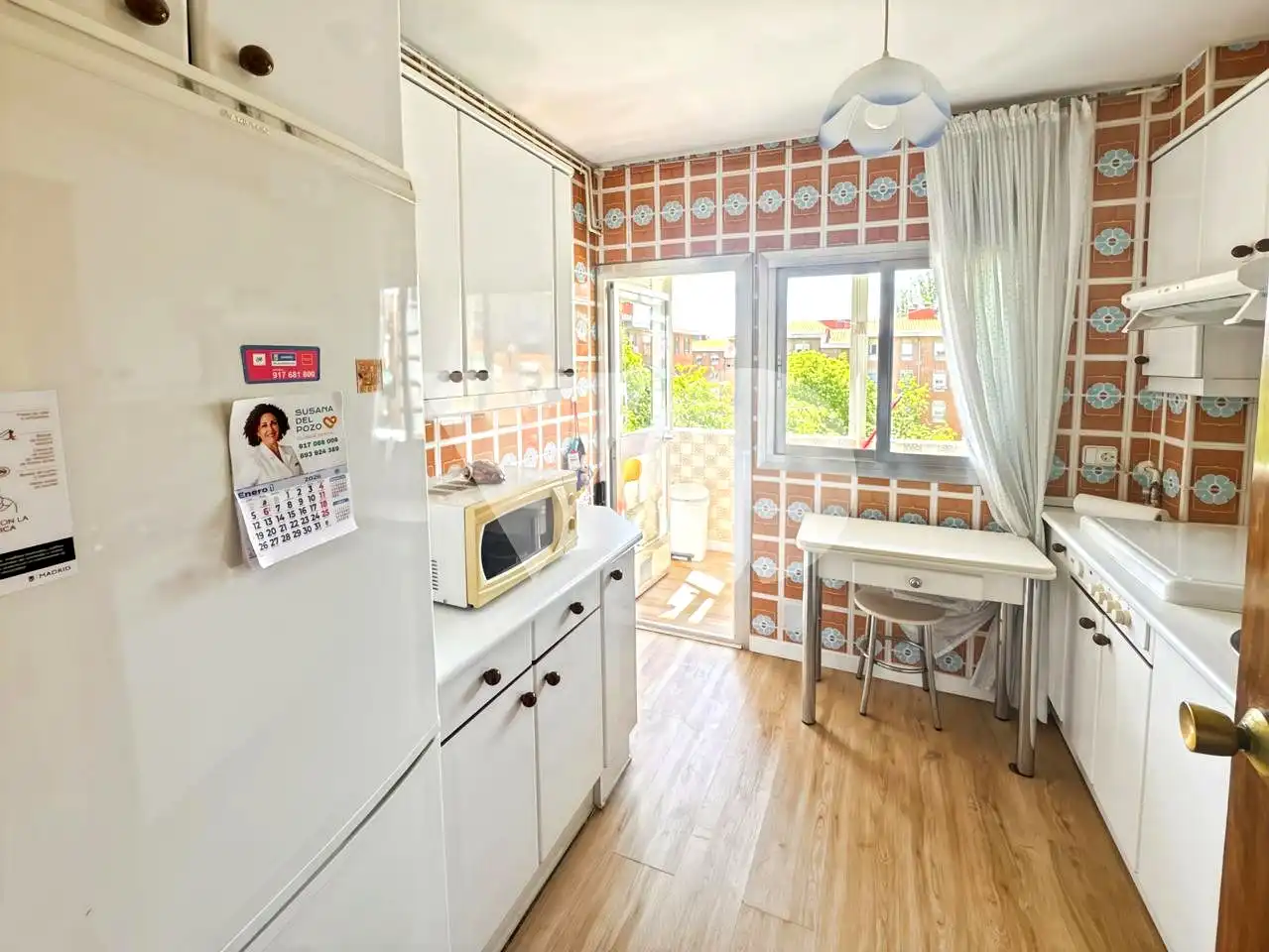 Küche von Wohnung zum Verkauf in Madrid mit Klimaanlage, Heizung und Parkett