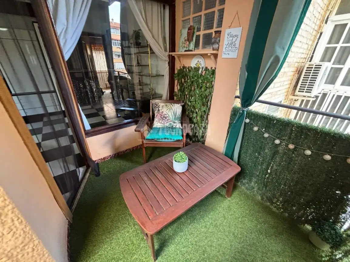 Balcony of Flat for sale in Málaga  with Air Conditioner and Furnished