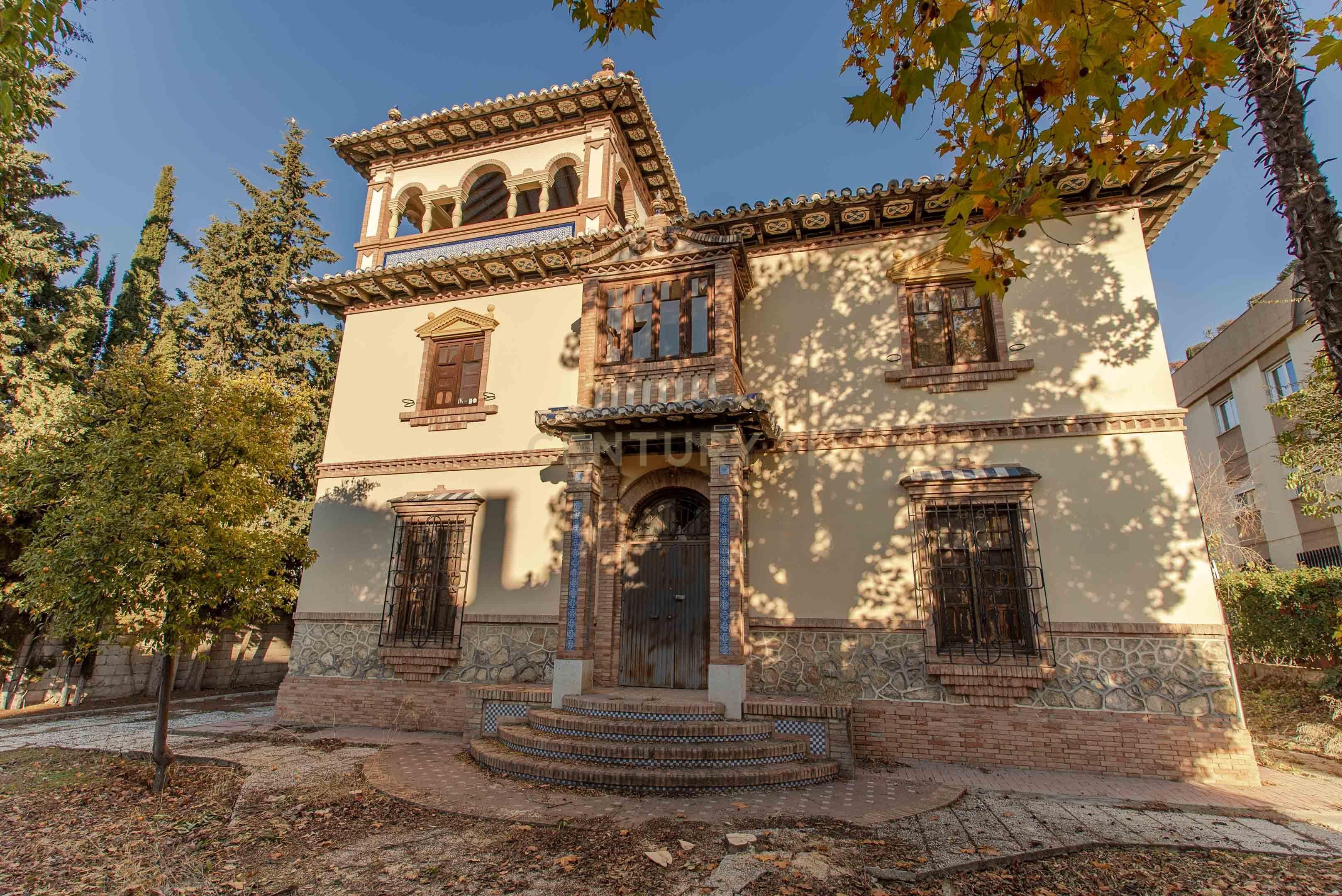 Exterior view of House or chalet for sale in  Granada Capital  with Private garden, Balcony and Alarm