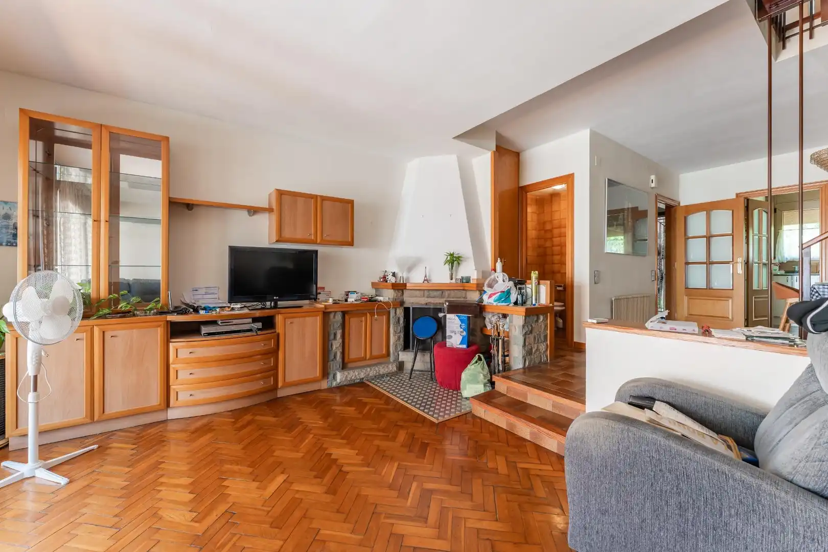 Sala de estar de Casa o chalet en venta en La Garriga con Aire acondicionado, Calefacción y Jardín privado