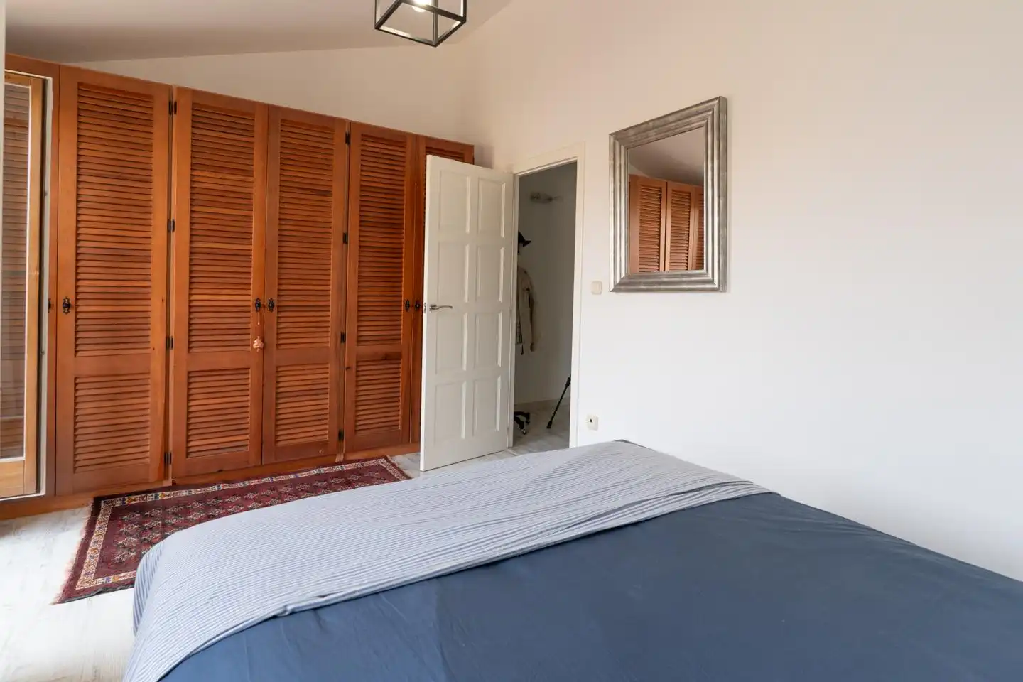 Bedroom of Detached homes for sale in Santa Pola  with Air Conditioner, Private garden and Parquet flooring