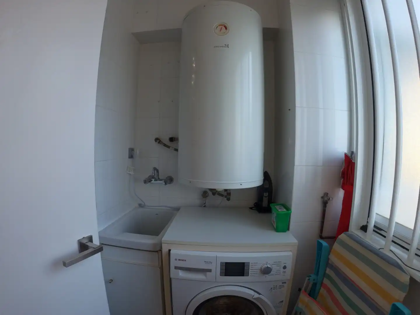 Küche von Wohnung zum Verkauf in Castellón de la Plana / Castelló de la Plana mit Klimaanlage, Heizung und Terrasse