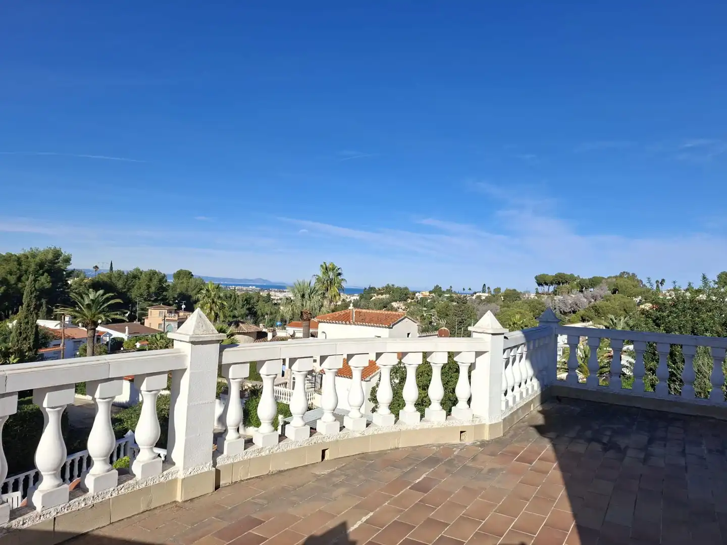 Terraza de Casa o chalet en venta en Dénia con Jardín privado, Terraza y Piscina