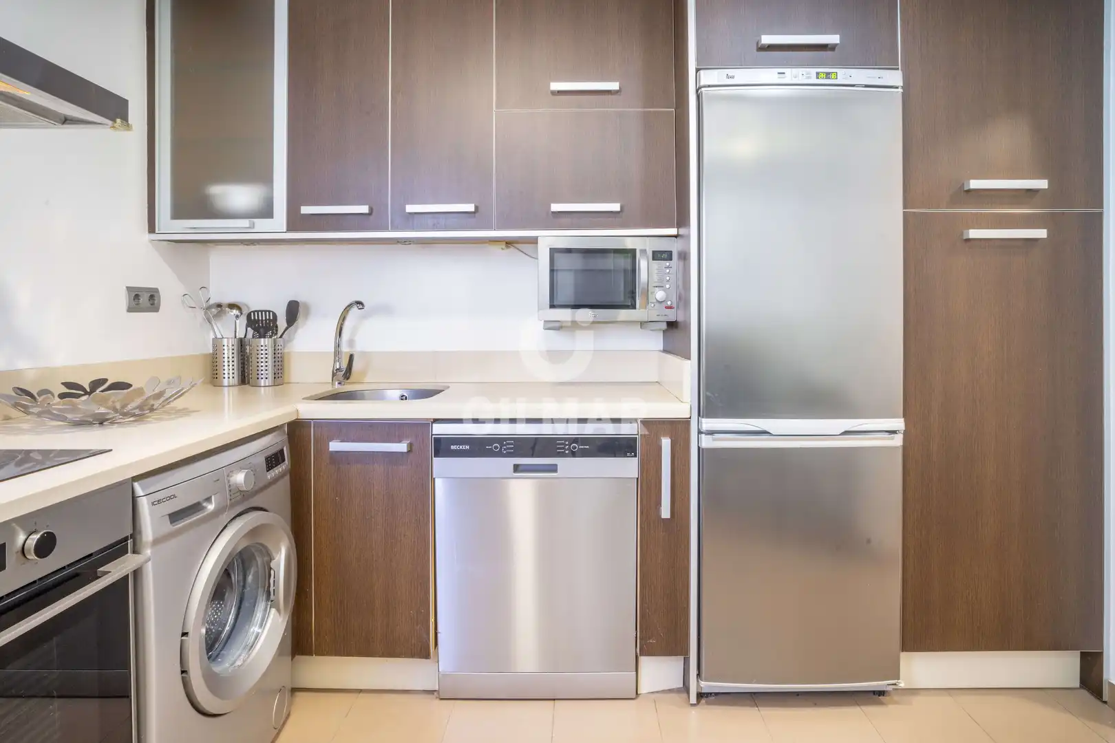Cocina de Apartamento en venta en Estepona con Balcón