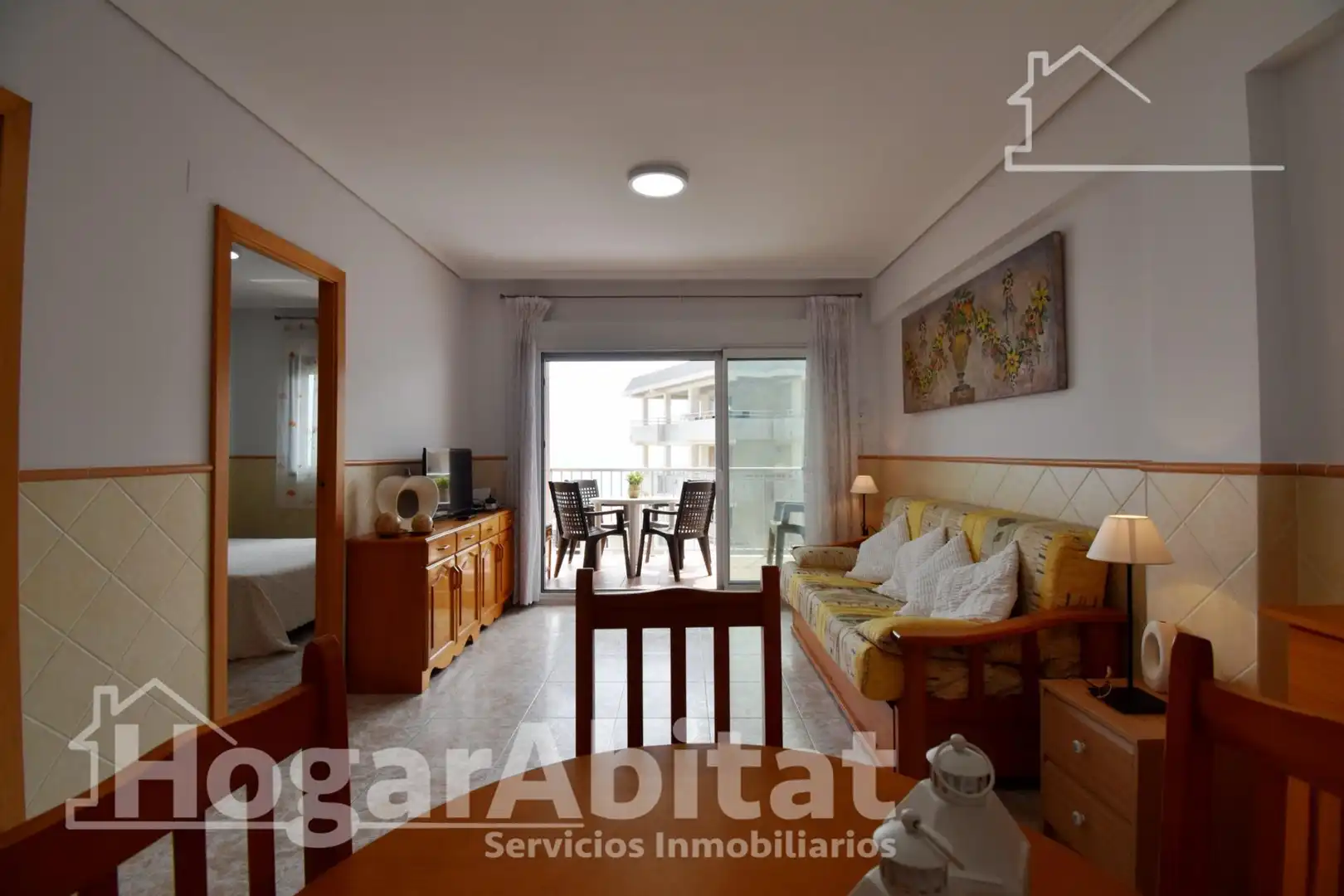 Bedroom of Flat for sale in Bellreguard  with Heating, Terrace and Furnished