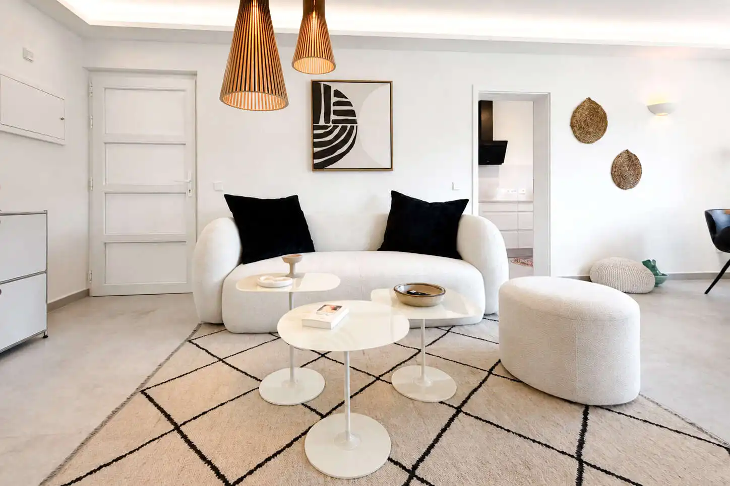 Wohnzimmer von Erdgeschoss zum Verkauf in Manacor mit Klimaanlage, Heizung und Terrasse