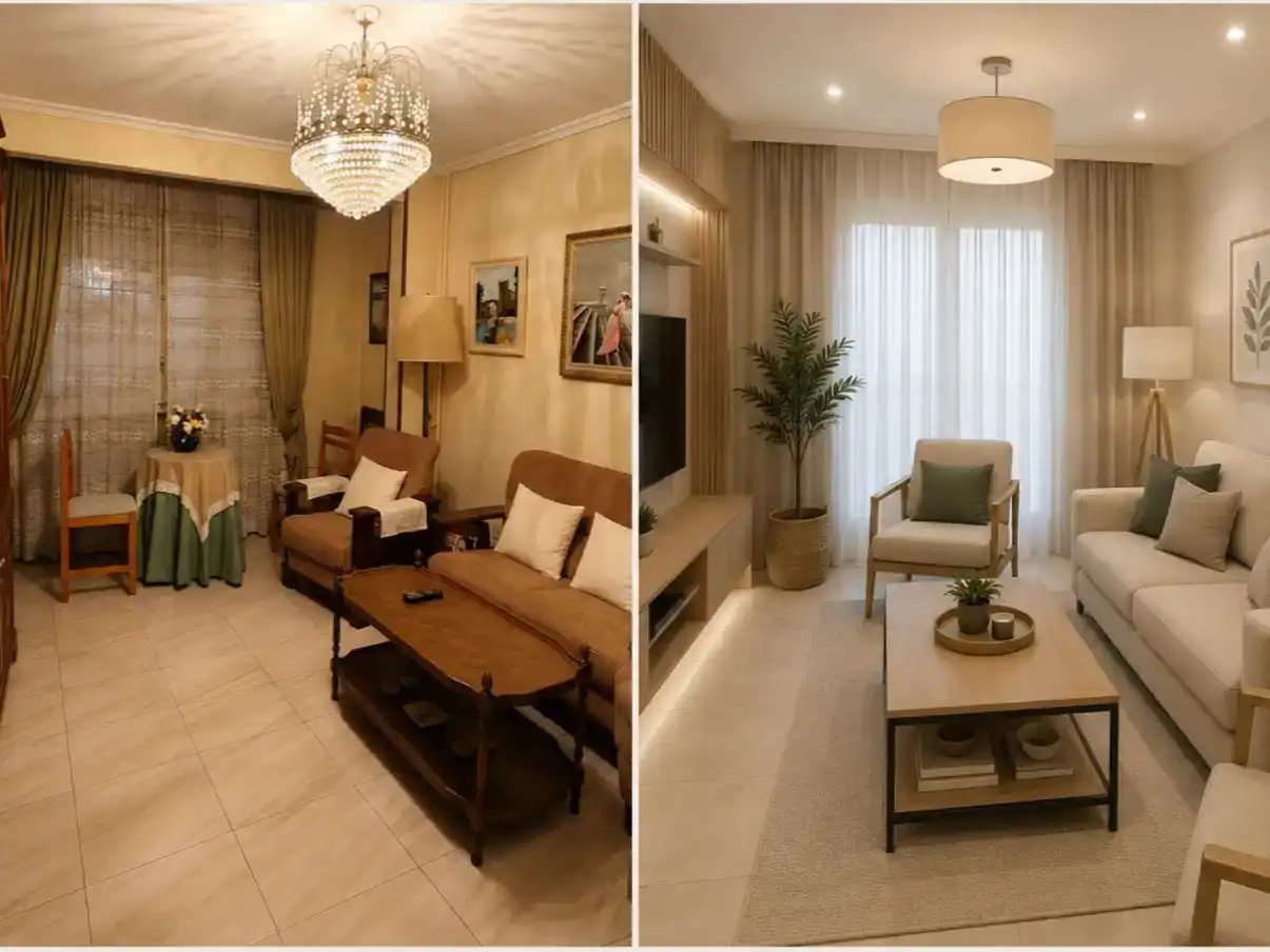 Sala de estar de Piso en venta en Soria Capital  con Parquet y Amueblado