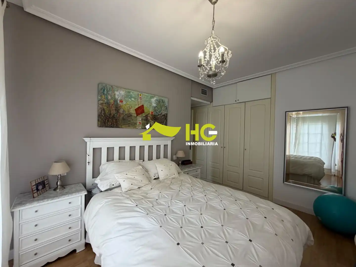 Schlafzimmer von Dachboden zur Miete in Villaviciosa de Odón mit Klimaanlage, Heizung und Terrasse