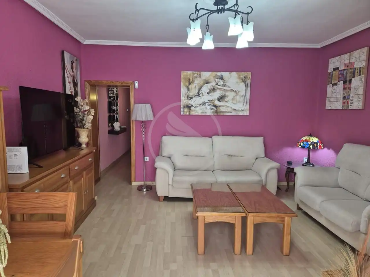Living room of Flat for sale in Linares  with Air Conditioner and Furnished