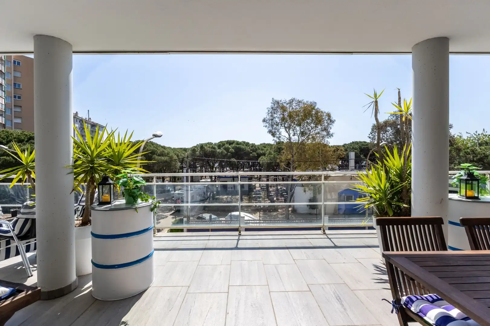 Terraza de Piso en venta en Blanes con Aire acondicionado, Calefacción y Jardín privado