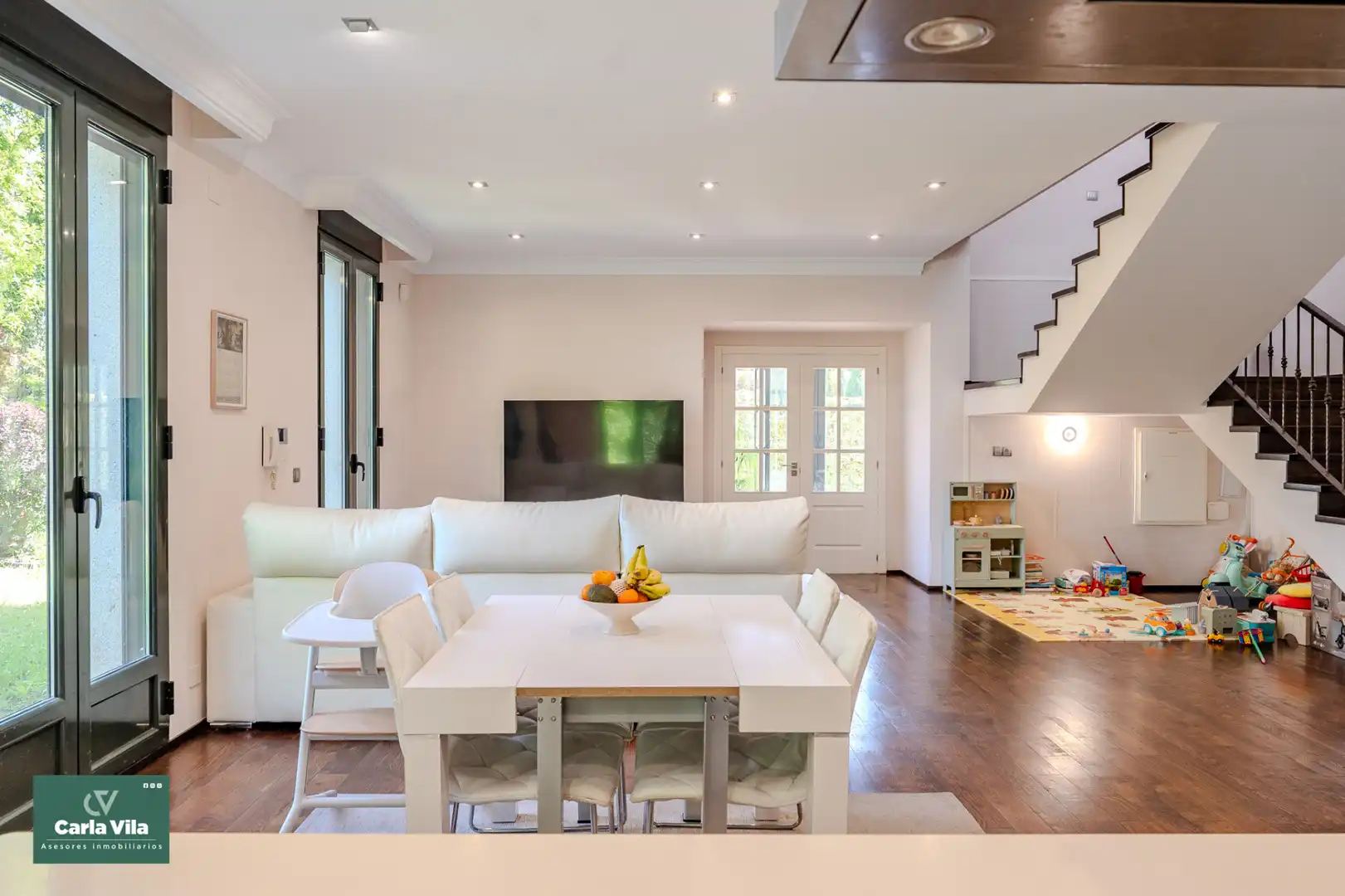 Wohnzimmer von Haus oder Chalet zum Verkauf in O Corgo   mit Heizung, Privatgarten und Parkett