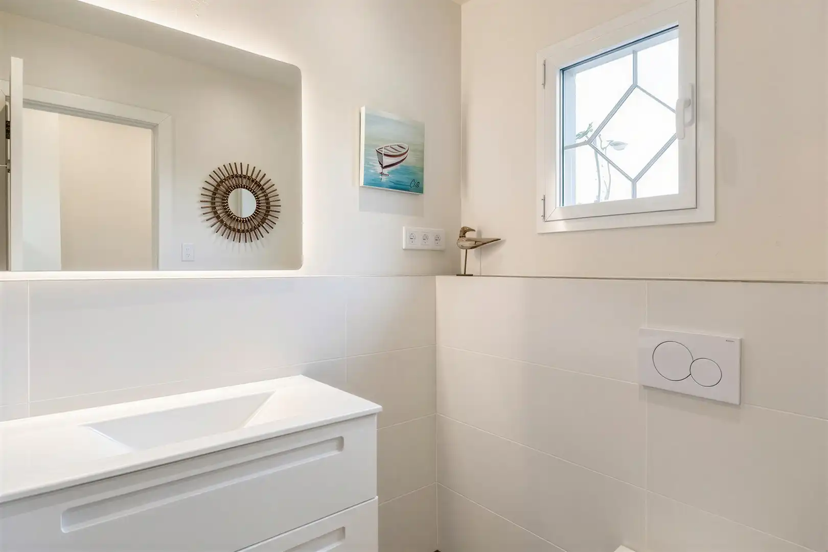 Baño de Finca rústica en venta en Llucmajor con Aire acondicionado, Terraza y Trastero