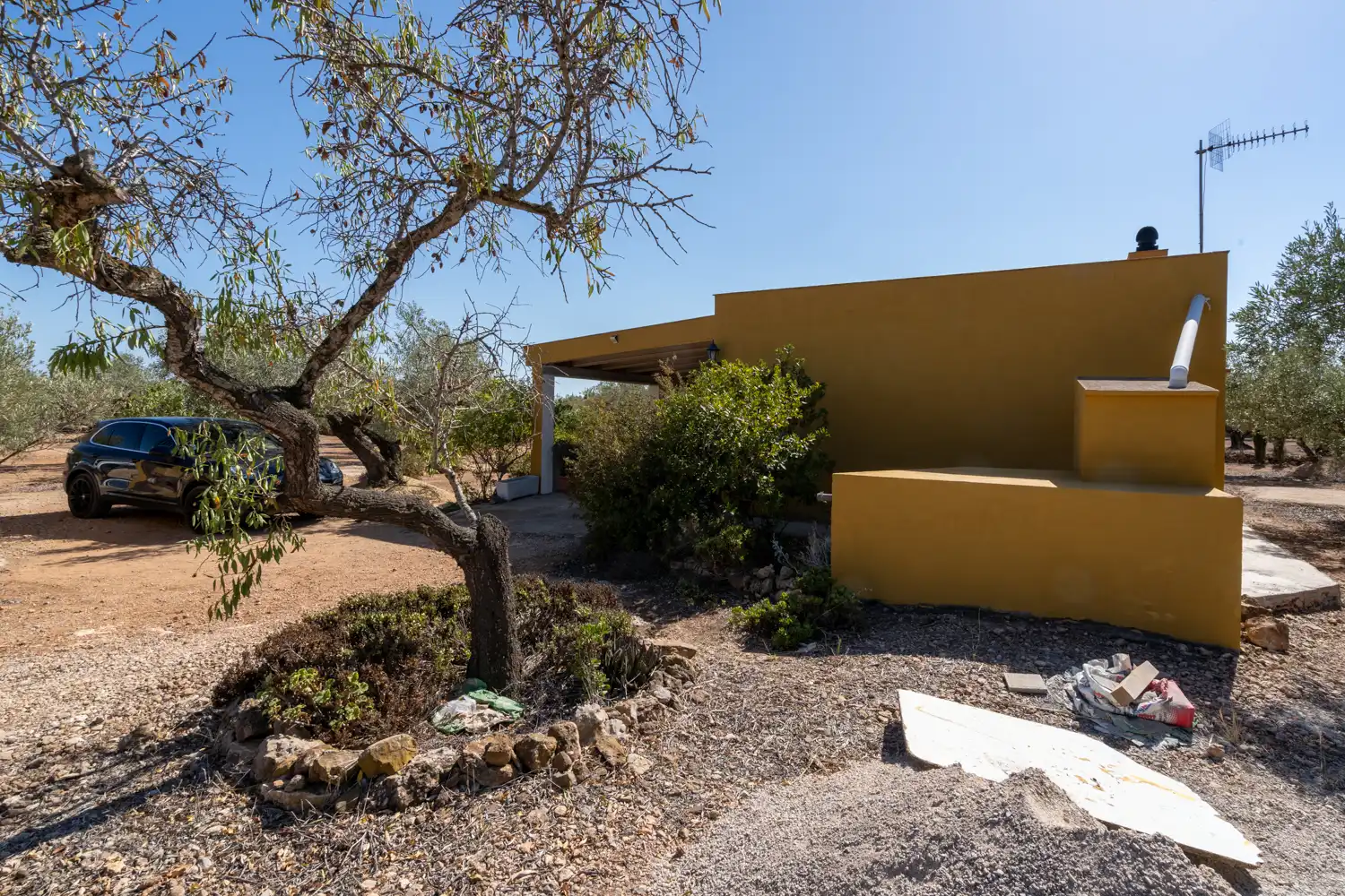 Vista exterior de Finca rústica en venta en L'Aldea con Terraza y Amueblado