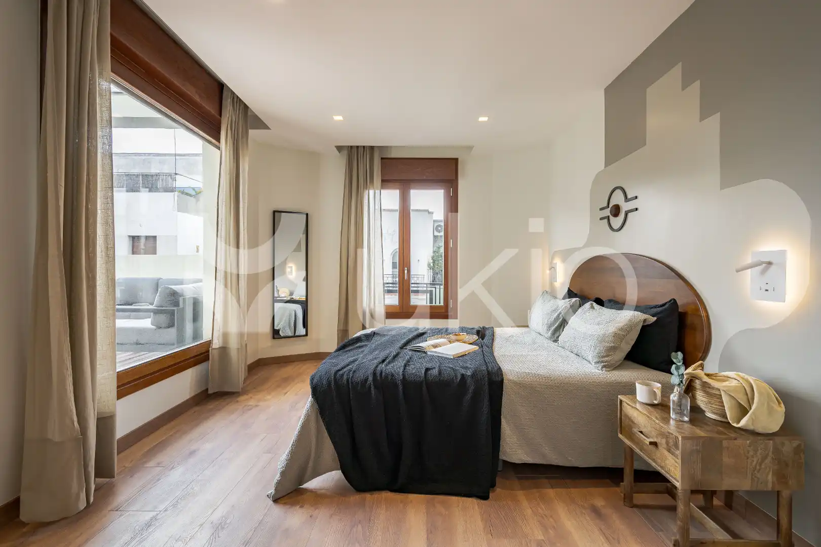 Habitación de Apartamento de alquiler en Madrid con Aire acondicionado, Calefacción y Terraza