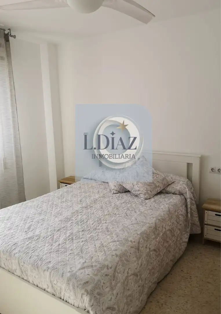 Bedroom of Flat for sale in Málaga  with Heating, Terrace and Furnished