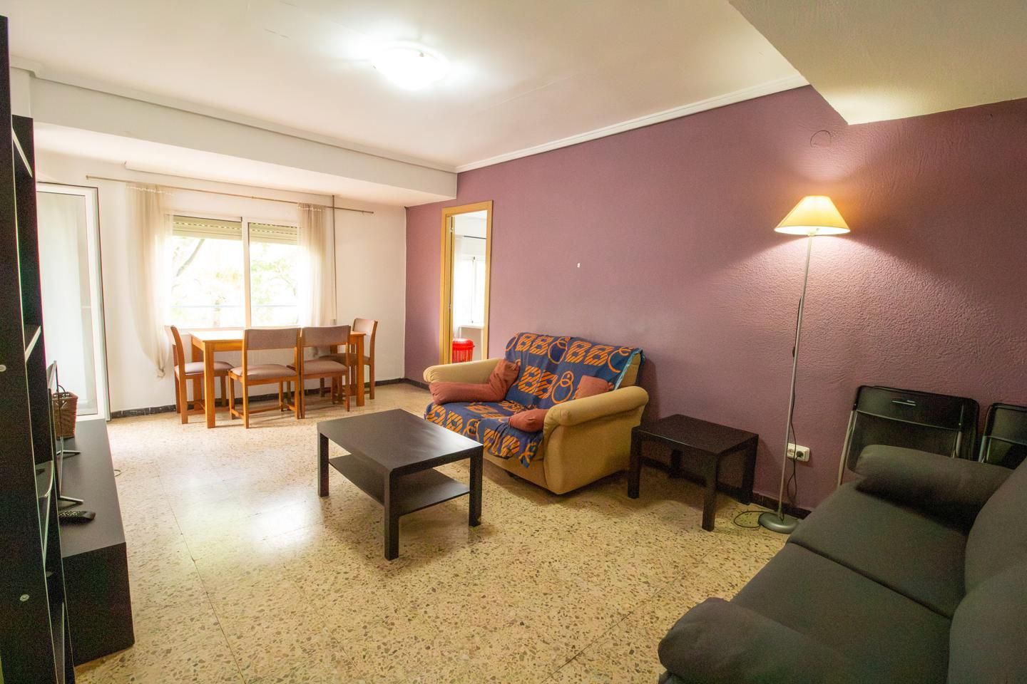 Living room of Flat to rent in  Valencia Capital  with Furnished