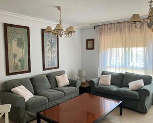 Sala d'estar de Pis de lloguer en  Almería Capital amb Aire condicionat, Moblat i Forn