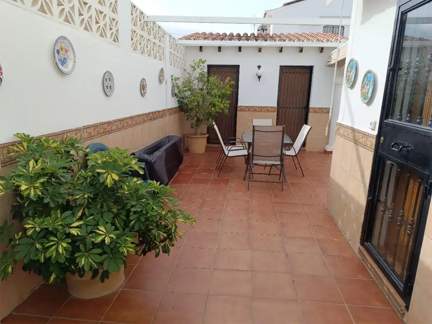 Terrace of Houses for rent in Mijas  with Air Conditioner, Private garden and Furnished