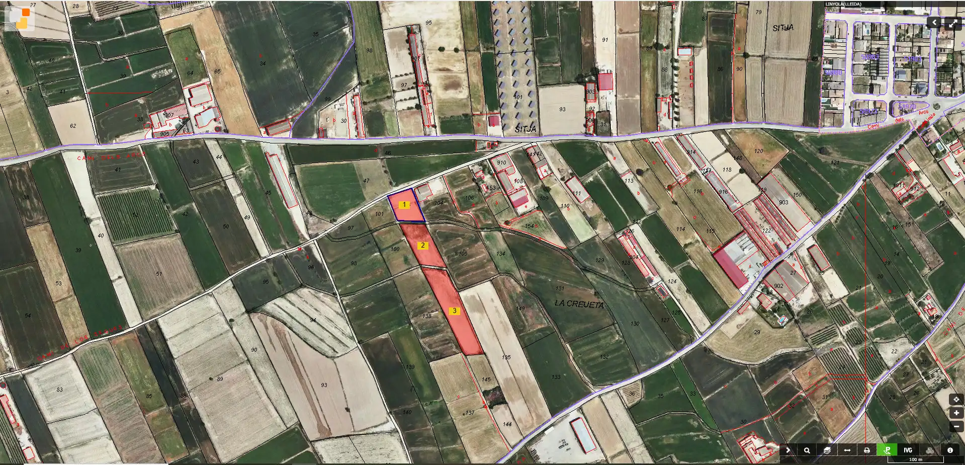 Land for sale in Linyola
