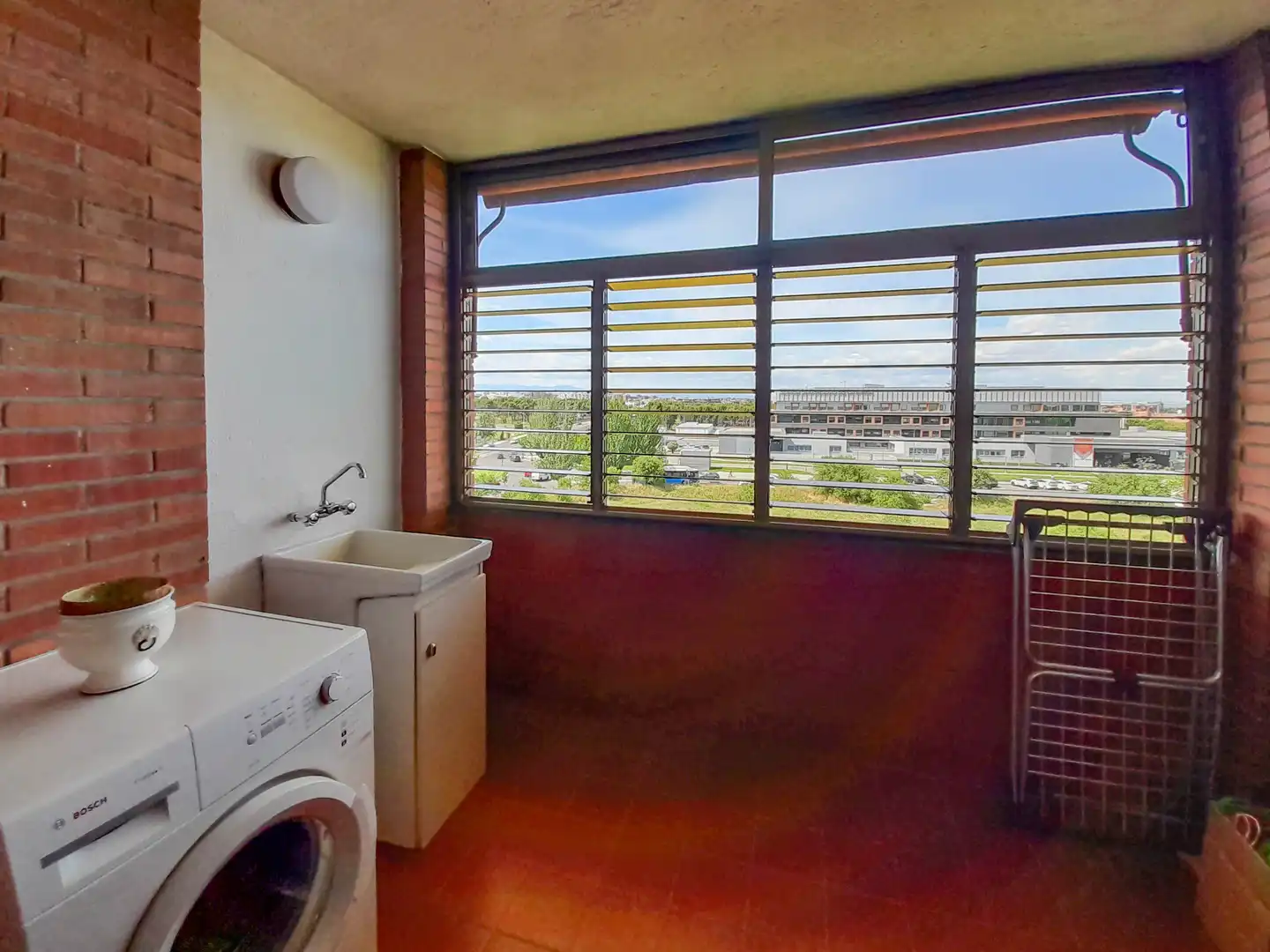 Balcony of Flat for rent in Madrid  with Heating, Parquet flooring and Terrace