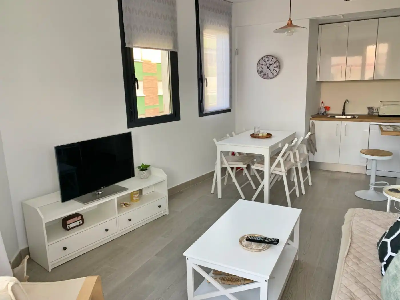 Sala de estar de Piso de alquiler en Málaga con Aire acondicionado, Calefacción y Terraza