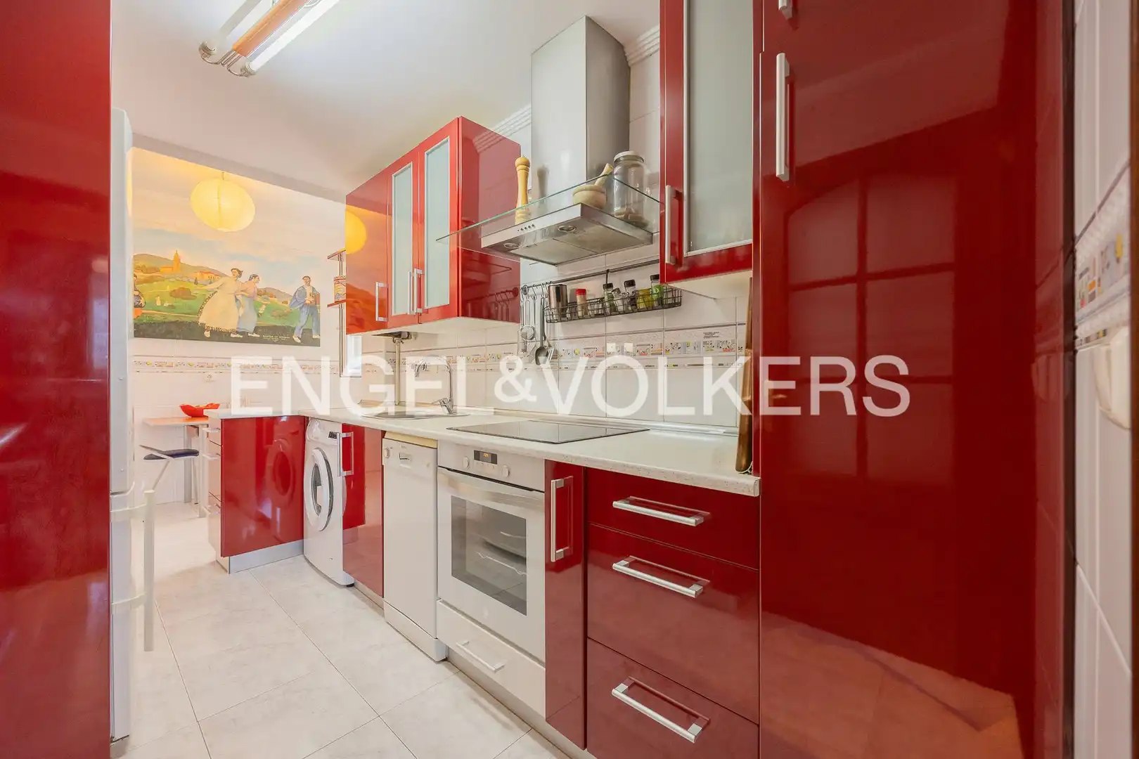 Küche von Wohnung zum Verkauf in Berango mit Heizung und Terrasse