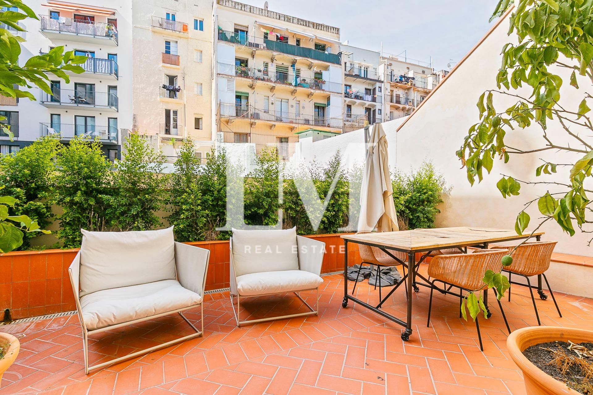 Terrassa de Apartament de lloguer en  Barcelona Capital amb Aire condicionat, Calefacció i Terrassa