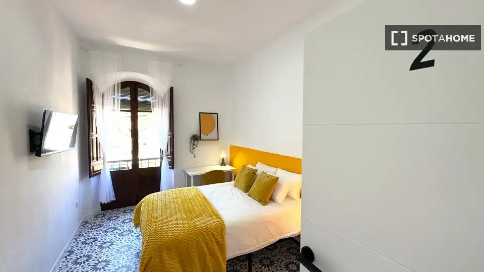 Habitación de Piso de alquiler en Granada con Aire acondicionado, Calefacción y Amueblado