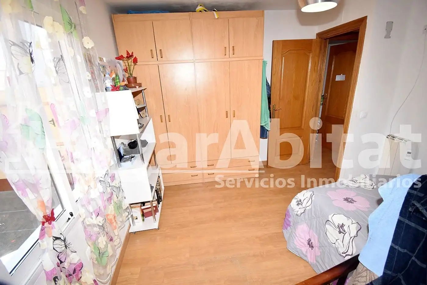 Schlafzimmer von Wohnung zum Verkauf in Xirivella mit Klimaanlage, Parkett und Balkon