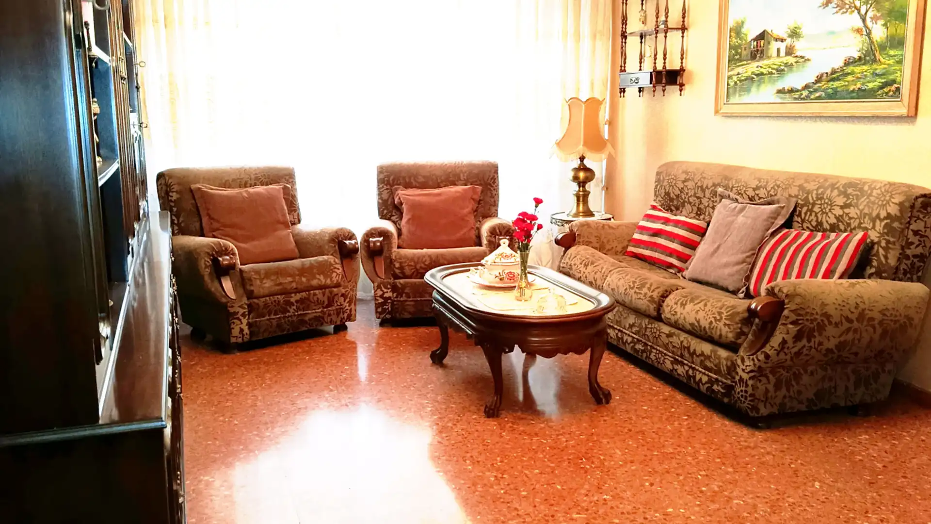 Sala de estar de Piso en venta en  Logroño con Calefacción y Terraza