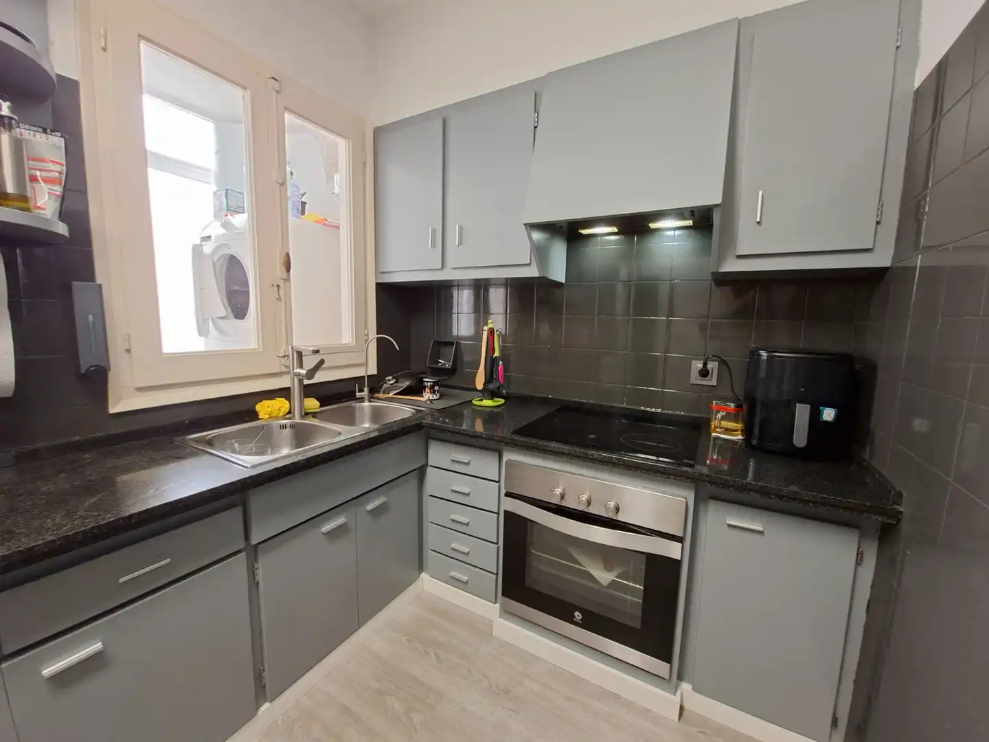 Kitchen of Flat for sale in Maó - Mahón  with Air Conditioner, Furnished and Balcony