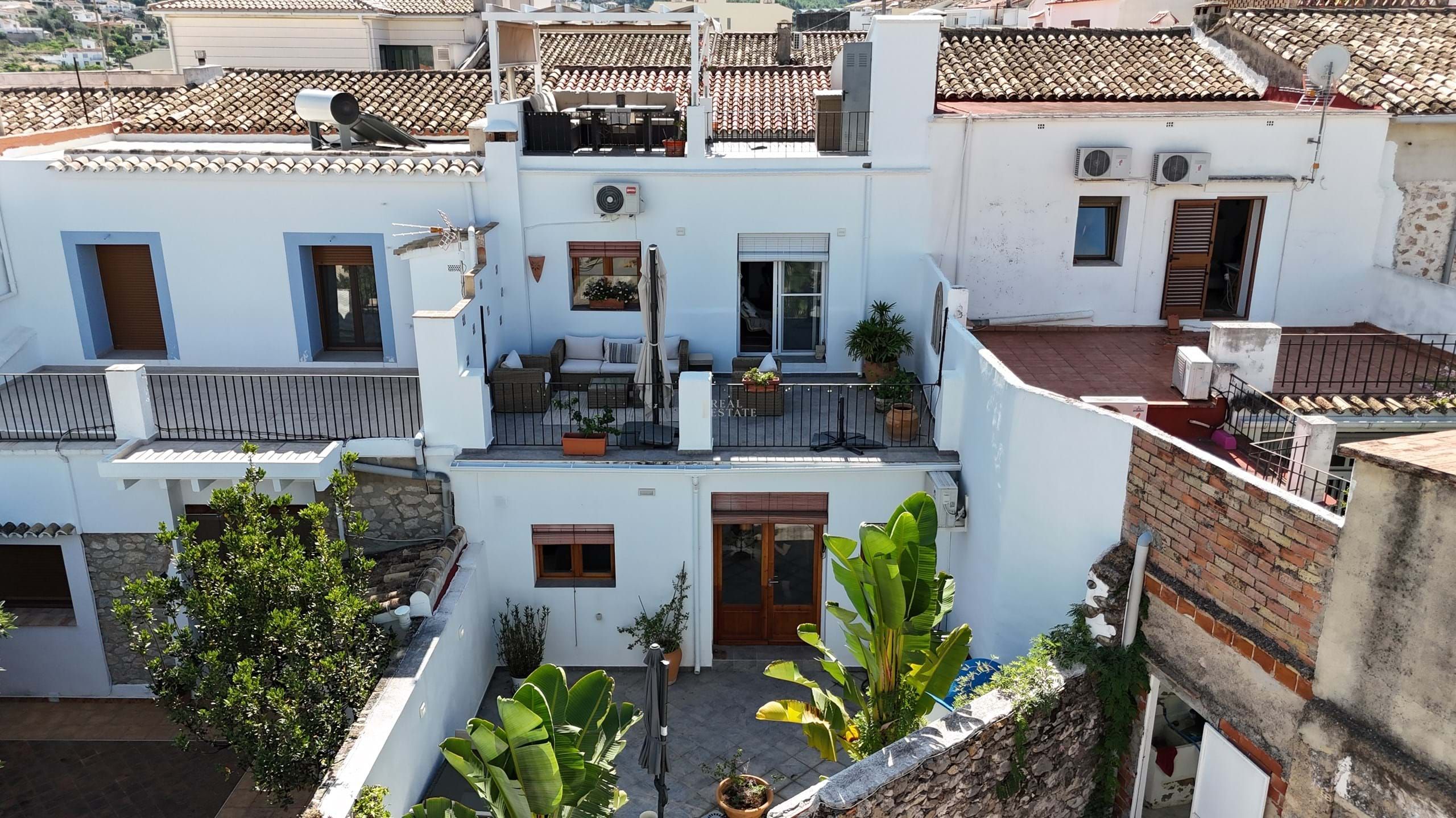 Exterior view of Single-family semi-detached for sale in Orba  with Air Conditioner, Heating and Terrace