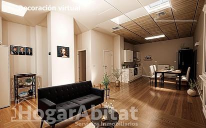 Living room of Flat for sale in  Valencia Capital