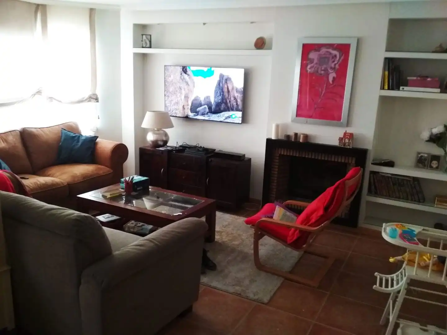 Sala d'estar de Casa o xalet en venda en Illescas amb Aire condicionat i Piscina