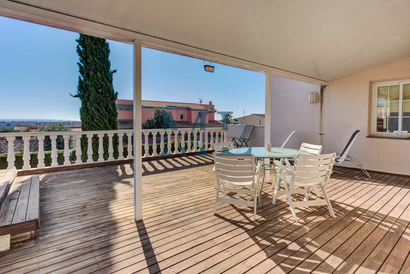 Terrassa de Casa o xalet en venda en Cubelles amb Calefacció i Piscina
