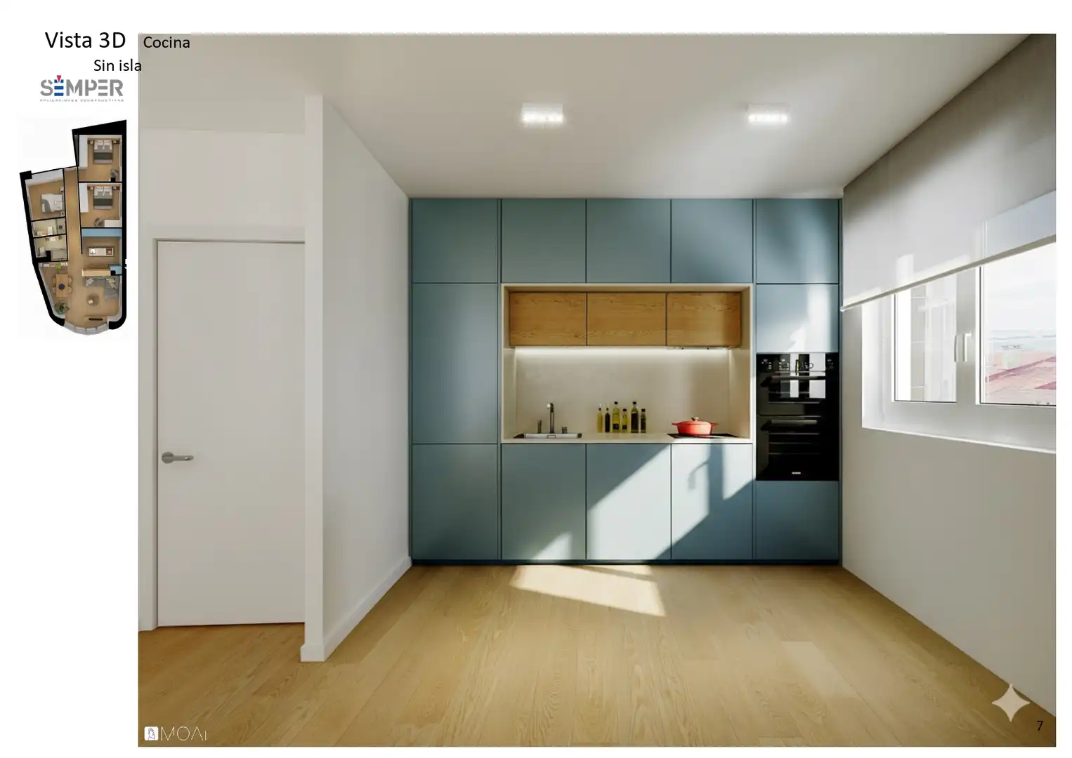 Kitchen of Flat for sale in Boiro  with Heating and Furnished