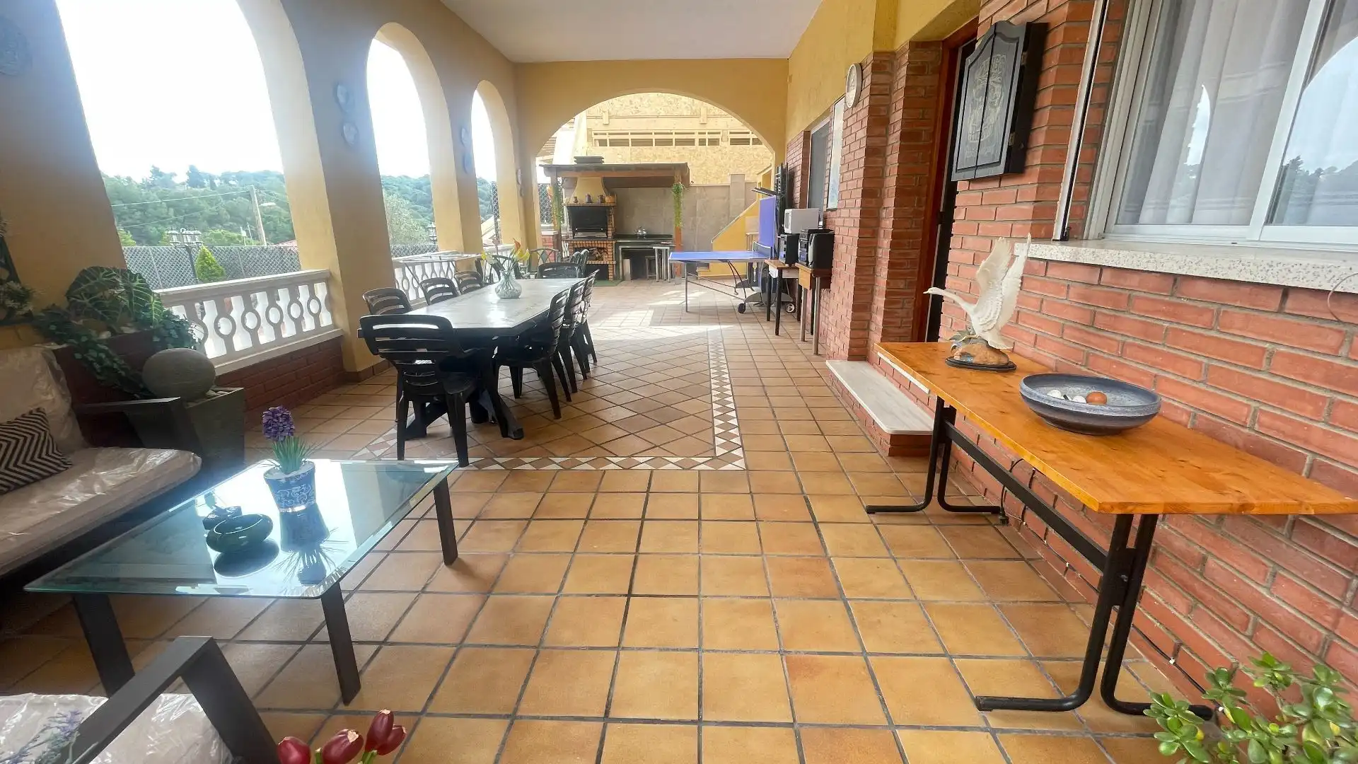 Terrassa de Casa o xalet en venda en Rubí amb Calefacció, Jardí privat i Terrassa