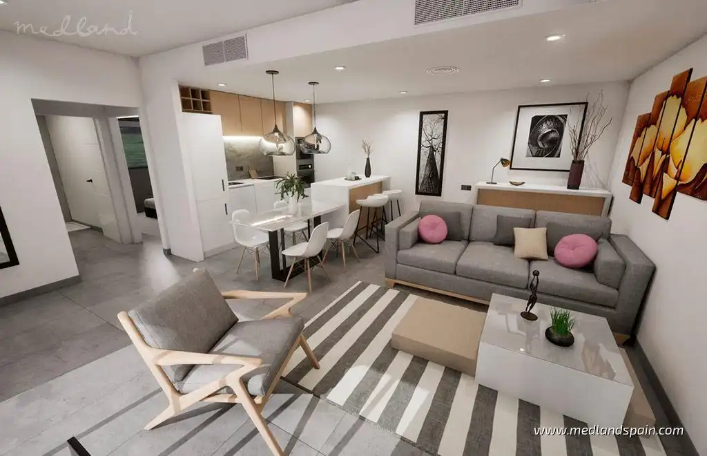 Living room of Houses for sale in Torre-Pacheco  with Private garden, Terrace and Swimming Pool