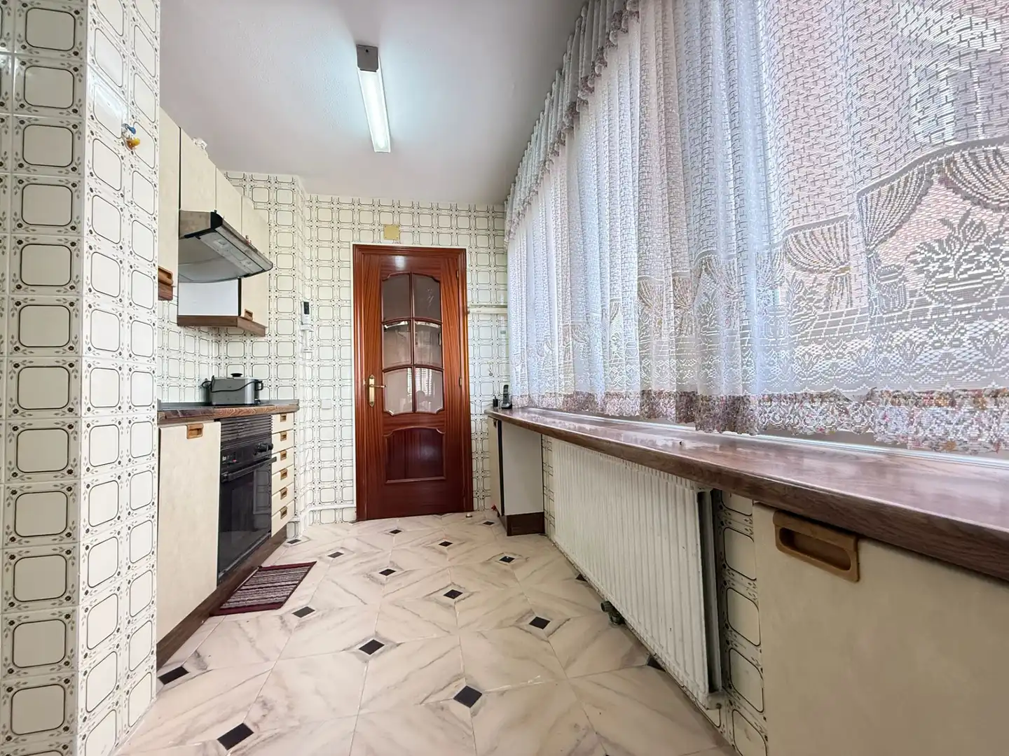 Küche von Wohnung zum Verkauf in Móstoles mit Heizung, Parkett und Terrasse