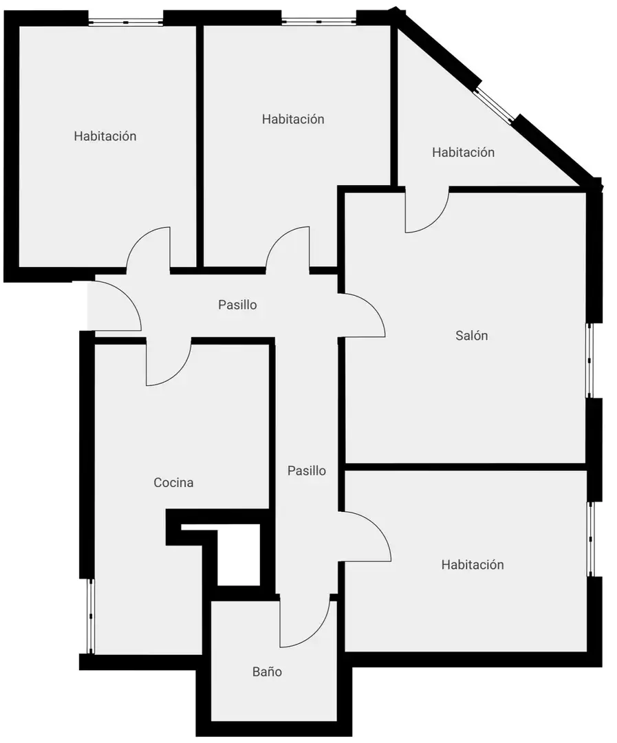 Flat for sale in Burlada / Burlata  with Heating