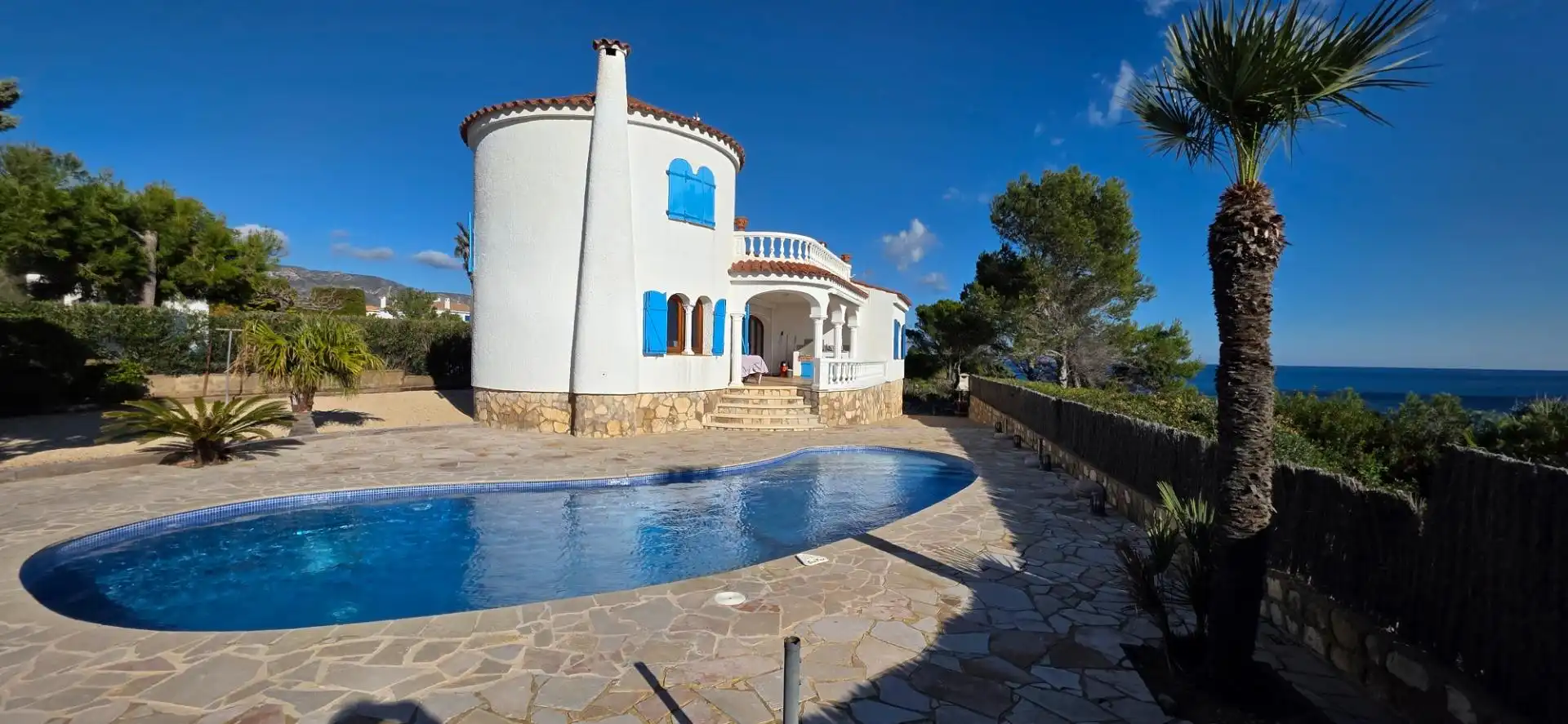 Vista exterior de Casa o chalet en venta en L'Ametlla de Mar  con Aire acondicionado, Jardín privado y Terraza