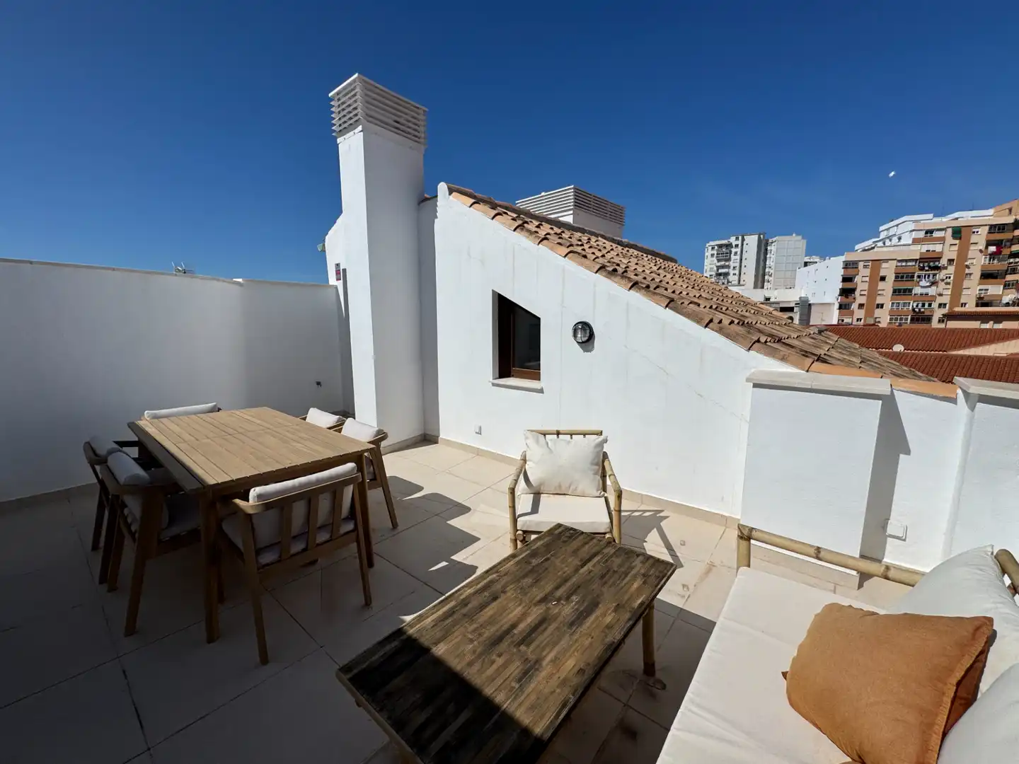 Terraza de Ático en venta en Málaga con Aire acondicionado, Terraza y Amueblado