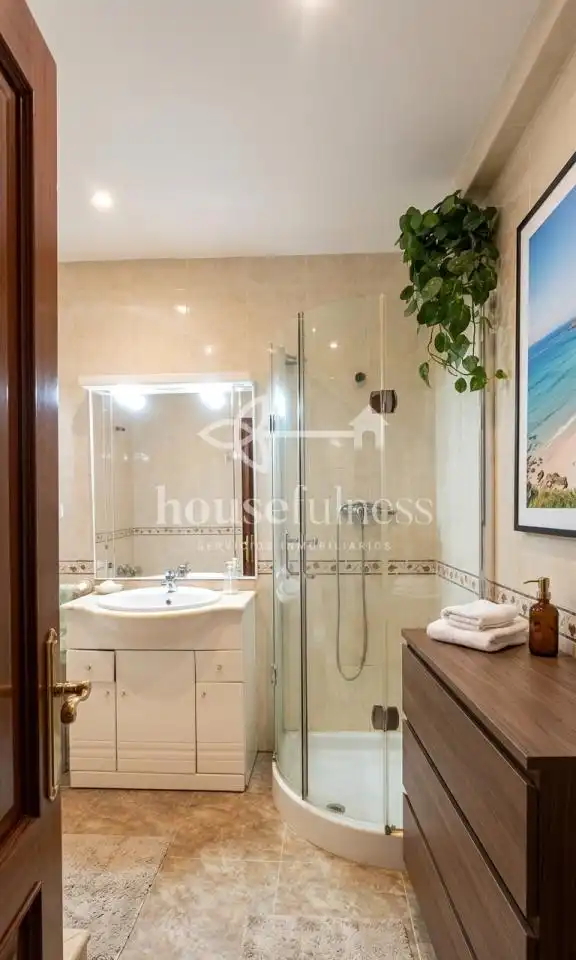 Bathroom of Flat for sale in Valdoviño  with Heating, Terrace and Storage room