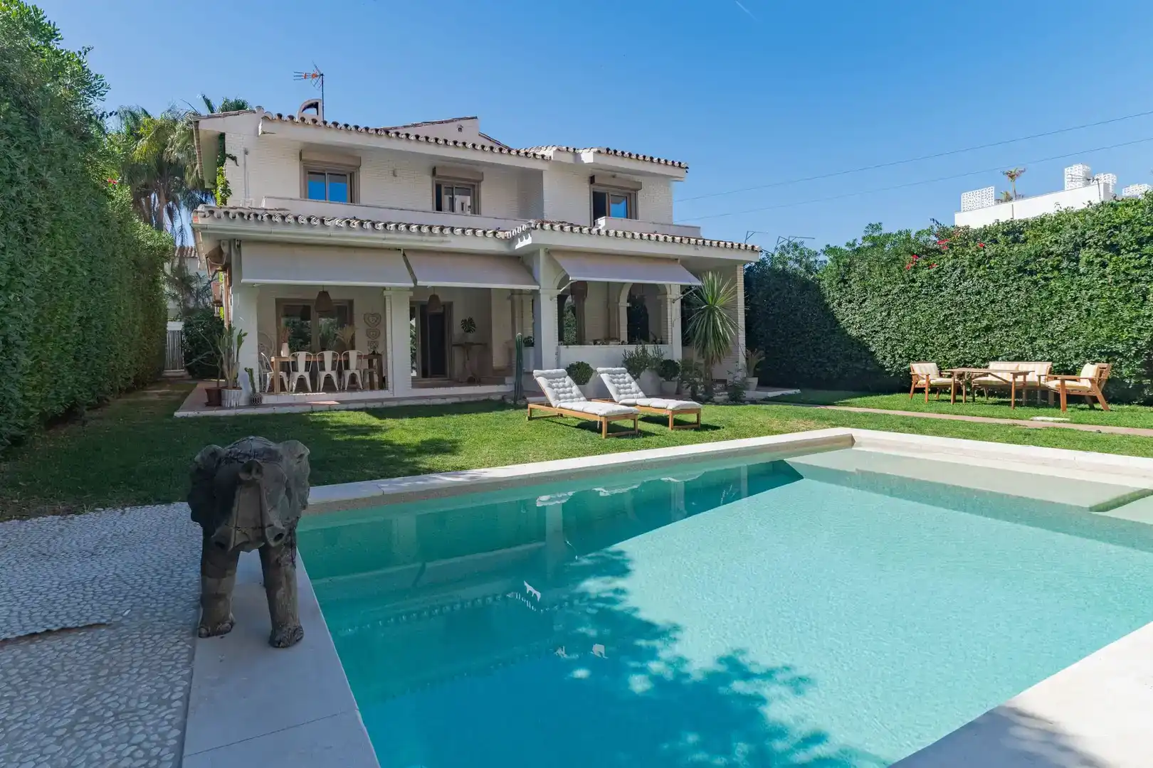 Jardín de Casa o chalet en venta en Torremolinos con Aire acondicionado, Jardín privado y Parquet