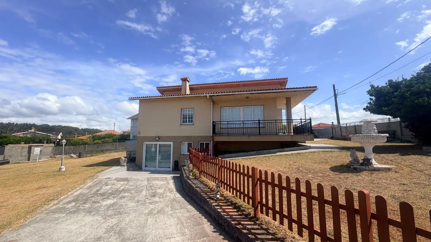 Vista exterior de Casa o chalet de alquiler en Valdoviño con Terraza y Amueblado
