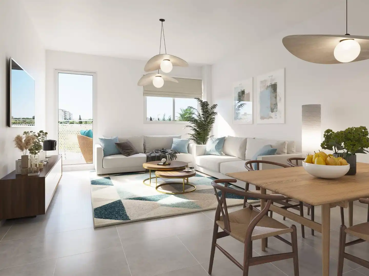 Sala de estar de Piso en venta en Vélez-Málaga con Terraza y Balcón