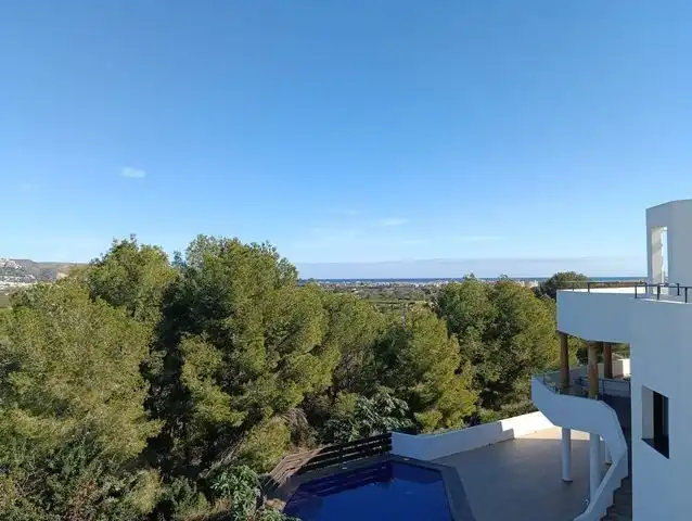 Exterior view of Houses for sale in Jávea / Xàbia  with Air Conditioner, Heating and Private garden