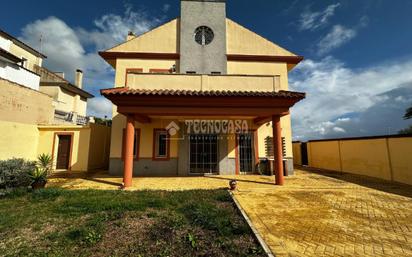 Exterior view of Single-family semi-detached for sale in Valencina de la Concepción  with Air Conditioner, Heating and Terrace